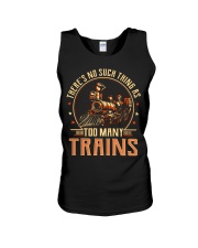 Model Railway - Too Many Trains Unisex Tank tile