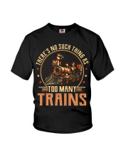 Model Railway - Too Many Trains Youth T-Shirt tile