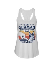 Best Dad Ever German Shepherd Ladies Flowy Tank tile