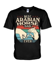 Best Dad Ever - Arabian Horse V-Neck T-Shirt tile