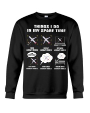 Spare Time Model Aircraft Crewneck Sweatshirt tile