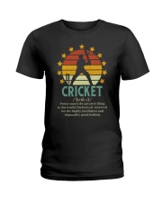 Cricket - Definition Ladies T-Shirt tile