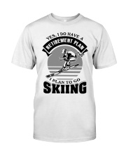 Retirement Plan Skiing Premium Fit Mens Tee tile