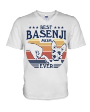 Best Mom Ever Basenji V-Neck T-Shirt tile