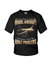 Model Aircraft - Adult Problems Youth T-Shirt tile