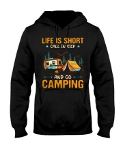 Camping - Life Is Short Hooded Sweatshirt tile