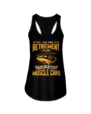 Retirement Plan Muscle Car Ladies Flowy Tank tile