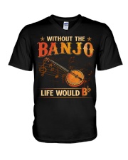 Banjo - Bb V-Neck T-Shirt tile