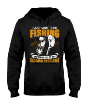 Fishing Old Man Problems Hooded Sweatshirt tile
