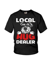 Local Hug Dealer - Miniature Schnauzer Youth T-Shirt tile