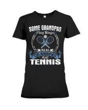 Some Grandpas Play Bingo - Tennis Premium Fit Ladies Tee tile