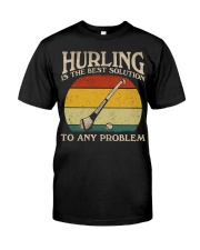 The Best Solution - Hurling Premium Fit Mens Tee tile