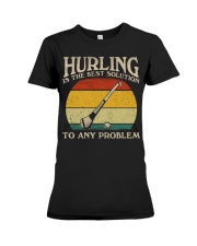 The Best Solution - Hurling Premium Fit Ladies Tee tile