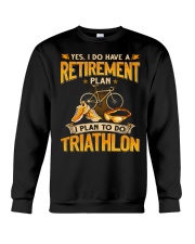 Retirement Plan Triathlon Crewneck Sweatshirt tile