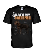 Dog Anatomy - Boykin Spaniel V-Neck T-Shirt tile