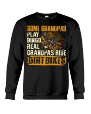 Dirt Bike Grandpas Bingo Crewneck Sweatshirt tile