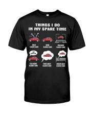 Spare Time Classic Car Classic T-Shirt front