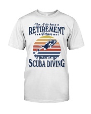 Have Retirement Plan Scuba Diving Premium Fit Mens Tee tile