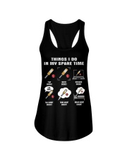 Spare Time Cricket Ladies Flowy Tank tile