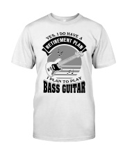 Retirement Plan Bass Guitar Premium Fit Mens Tee tile