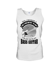 Retirement Plan Bass Guitar Unisex Tank tile