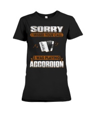 Sorry I Missed Your Call - Accordion Premium Fit Ladies Tee tile
