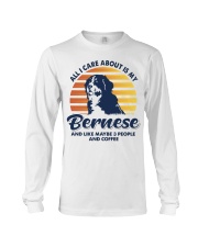 All I Care About Bernese Mountain Dog Long Sleeve Tee tile
