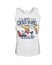 Best Dad Ever Cocker Spaniel Unisex Tank tile