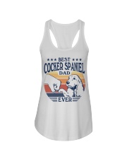 Best Dad Ever Cocker Spaniel Ladies Flowy Tank tile