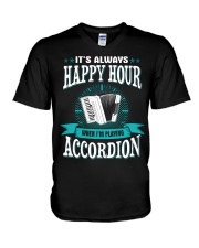 Happy Hour - Accordion V-Neck T-Shirt tile