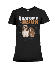 Dog Anatomy - Lhasa Apso Premium Fit Ladies Tee tile