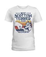 Best Dad Ever Scottish Terrier Ladies T-Shirt tile