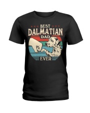Best Dad Ever - Dalmatian Ladies T-Shirt tile