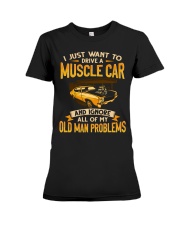 Muscle Car - Old Man Premium Fit Ladies Tee tile