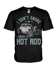 Hot Rod - Don't Snore V-Neck T-Shirt tile