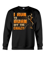 Running - Burn Off Crazy Crewneck Sweatshirt tile