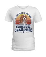 Dog Created Equal - Cavalier King Charles Spaniel Ladies T-Shirt tile