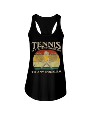 The Best Solution - Tennis Ladies Flowy Tank tile