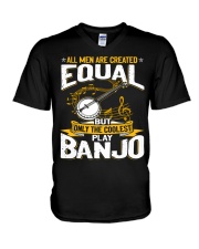 All Men Equal Banjo V-Neck T-Shirt tile