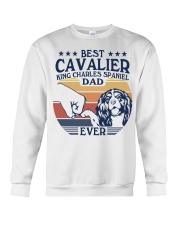 Best Dad Ever Cavalier King Charles Spaniel Crewneck Sweatshirt tile