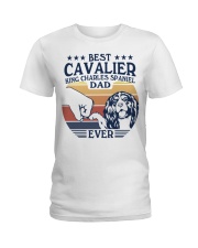 Best Dad Ever Cavalier King Charles Spaniel Ladies T-Shirt tile