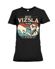 Best Dad Ever - Vizsla Premium Fit Ladies Tee tile
