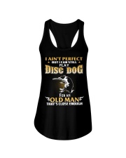 Old Man Perfect - Disc Dog Ladies Flowy Tank tile