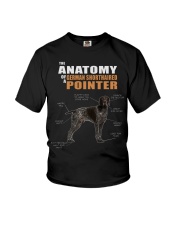 Dog Anatomy - German Shorthaired Pointer Youth T-Shirt tile