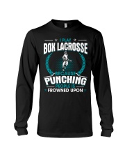 Punching People Is Frowned Upon Box Lacrosse Long Sleeve Tee tile