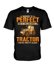 Tractor - Nobody's Perfect V-Neck T-Shirt tile