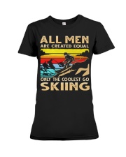 Skiing - Men Equal Premium Fit Ladies Tee tile