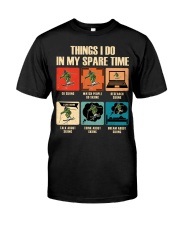 Skiing - Spare Time Premium Fit Mens Tee tile