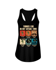 Skiing - Spare Time Ladies Flowy Tank tile