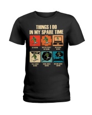 Skiing - Spare Time Ladies T-Shirt tile